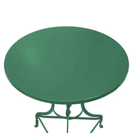 243-000087 Трпезариска маса ALASKA green D70x72cm