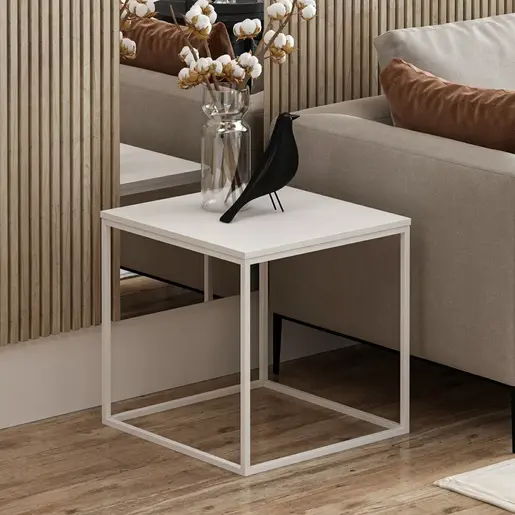 506MNR1210 Помошна масичка Basak - White