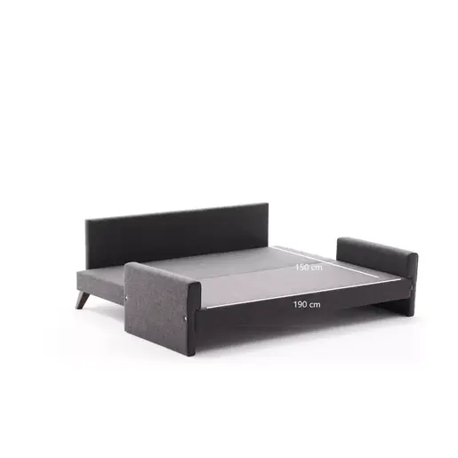 825BLC2575 Софа Bella Sofa Bed - Anthracite