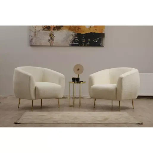 859FTN2043 Фотеља Eses Cream Bouclette
