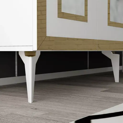 475OLV2745 Комода Karya - White, Gold