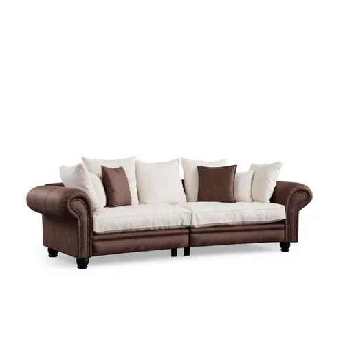 560ARE1548 Софа Fresno 3 - Brown, White