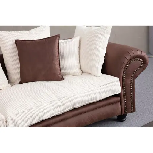 560ARE1548 Софа Fresno 3 - Brown, White