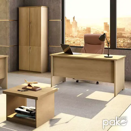 069-000033 Работна маса Amazon – 150x75x75 см, боја сонома