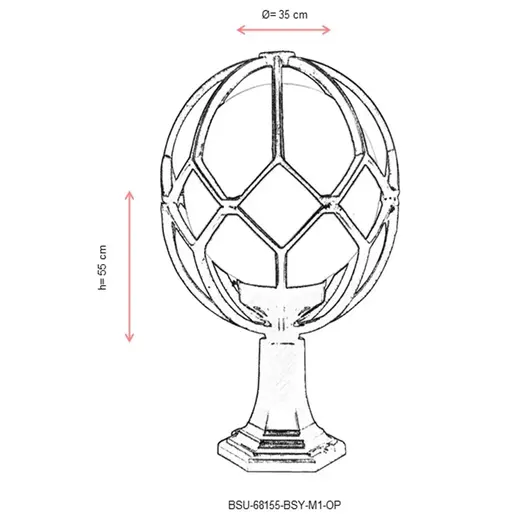 685AVN1116 Ѕидна ламба BSU-68155-BSY-M1-OP