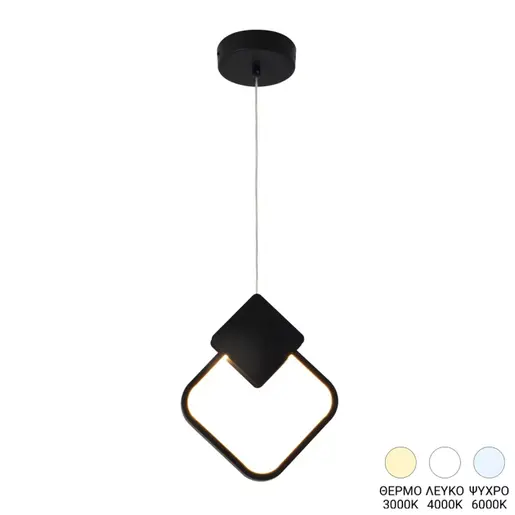 377-000007 Лустер Gardio I црна LED