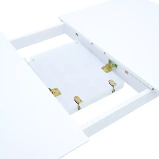 091-000015 Трпезариски сет Mabor бела 120-150x80x73.8cm