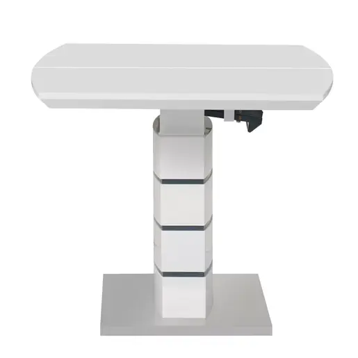 029-000264 Проширлива маса Darsile бела со сива-углен140-180x90x76см