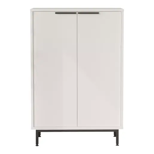 176-000208 Чевларник Kinga – бел – 72x35.5x105.6cm – за 12 пара чевли