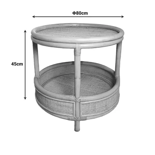 343-000093 Moody клуб маса ратан природна