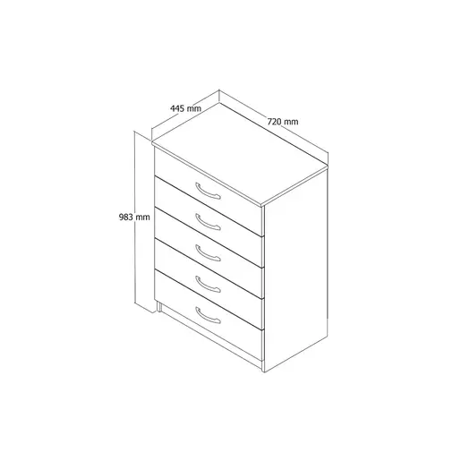 616TNM1508 Комода SFY0202