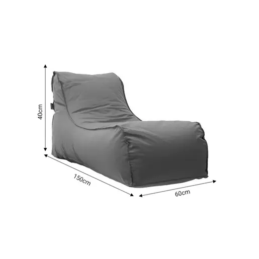 056-000071 Bean bag Lounger MAXI anthracite
