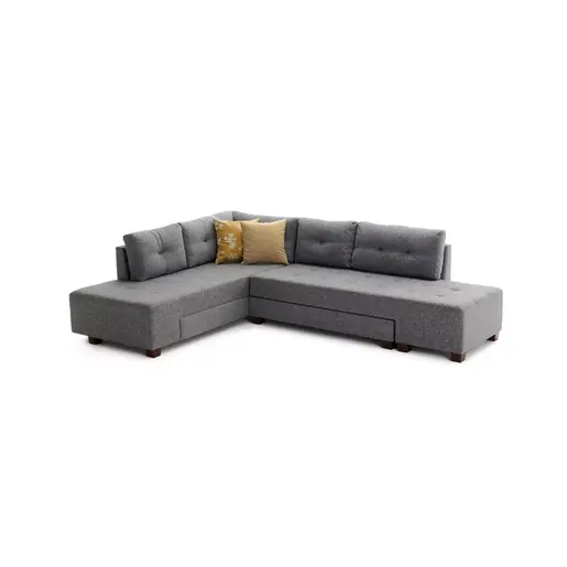 825BLC1182 Софа Manama Corner Sofa Bed Left - Grey