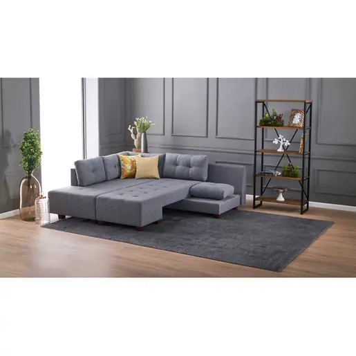 825BLC1182 Софа Manama Corner Sofa Bed Left - Grey