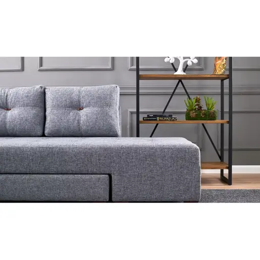825BLC1182 Софа Manama Corner Sofa Bed Left - Grey