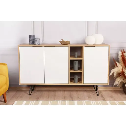 855DTE4210 Комода Clara Console - Oak, White