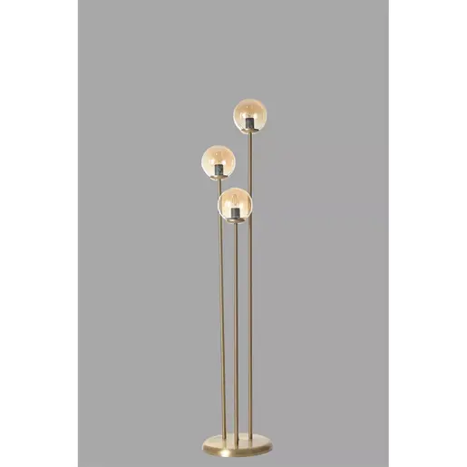 534LUN4520 Подна ламба Judy 3 Lü Eskitme Bal Camlı Lambader