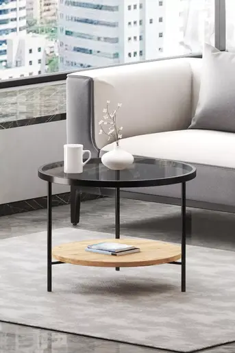 FD-TP60CM-MD2 Клуб маса СТИЛО-Атлантик стакло