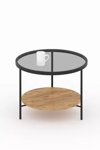 FD-TP60CM-MD2 Клуб маса СТИЛО-Атлантик стакло