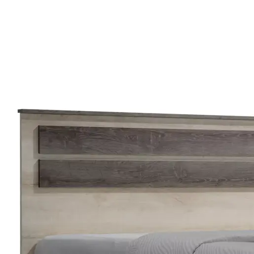 123-000215 OLYMPUS Дупли кревет во боја castilo даб 140x200cm