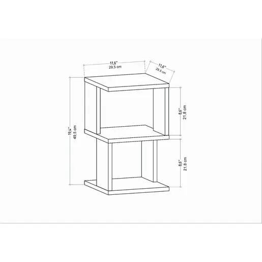 322RTC1638 Наткасна Carter - Anthracite, Oak
