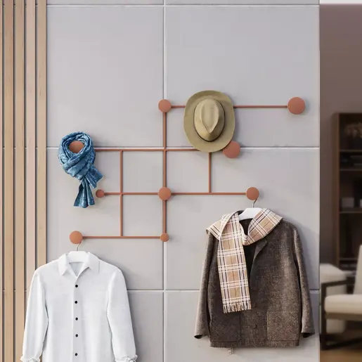 494PYT1139 Метална ѕидна закачалка Fatara-C