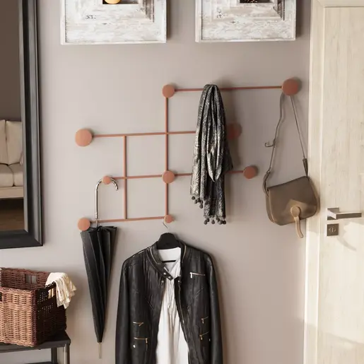 494PYT1139 Метална ѕидна закачалка Fatara-C