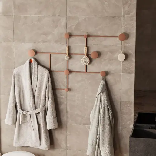 494PYT1139 Метална ѕидна закачалка Fatara-C