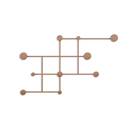 494PYT1139 Метална ѕидна закачалка Fatara-C