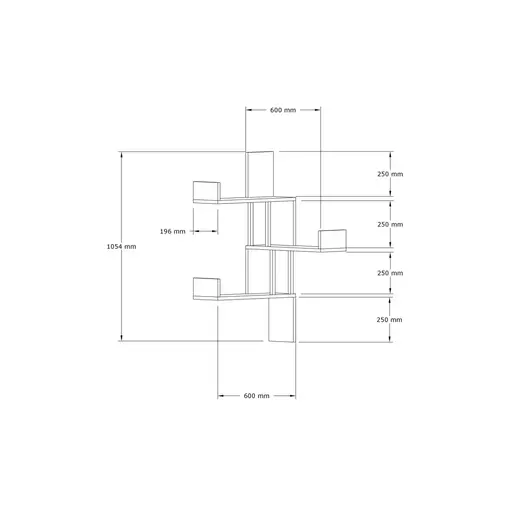 495SSE1155 Ѕидна полица Bombe- White