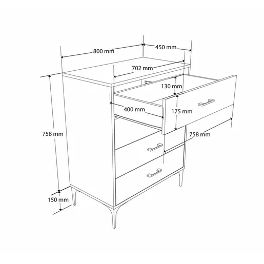 389MZA2238 Комода Zen 3640