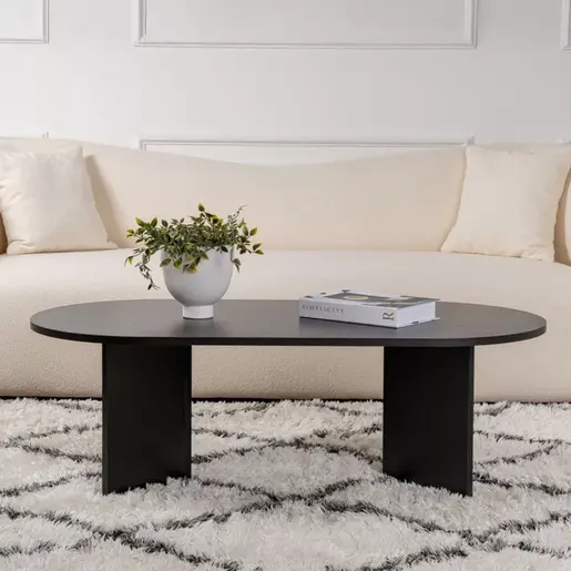 071-001607 Клуб маса  Tabletod црна 119x60x40cm