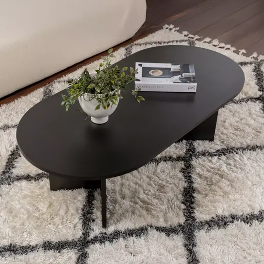 071-001607 Клуб маса  Tabletod црна 119x60x40cm