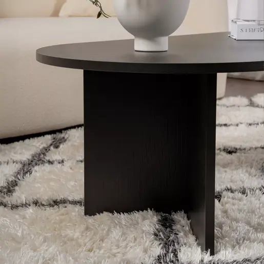 071-001607 Клуб маса  Tabletod црна 119x60x40cm