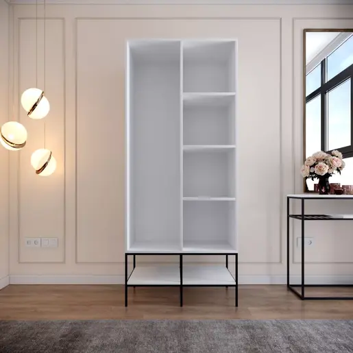 801CMY3438 Плакар Martin 2 - White, Black, Gold