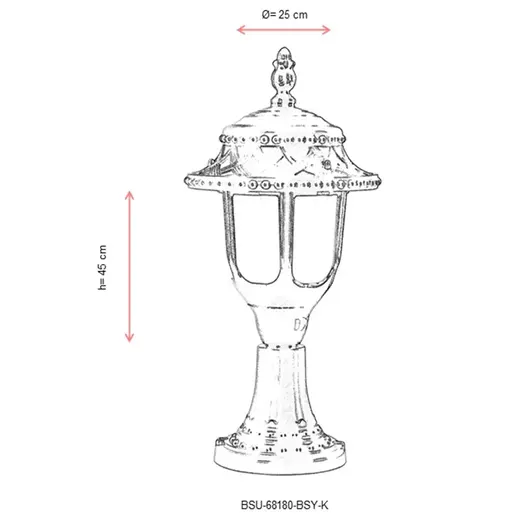 685AVN1193 Ѕидна ламба BSU-68180-BSY-K