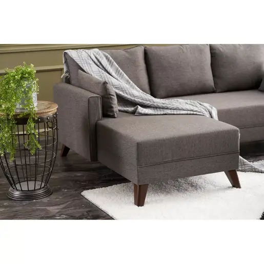 825BLC2587 Софа Bella Mini Corner Sofa Left - Brown