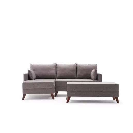 825BLC2587 Софа Bella Mini Corner Sofa Left - Brown