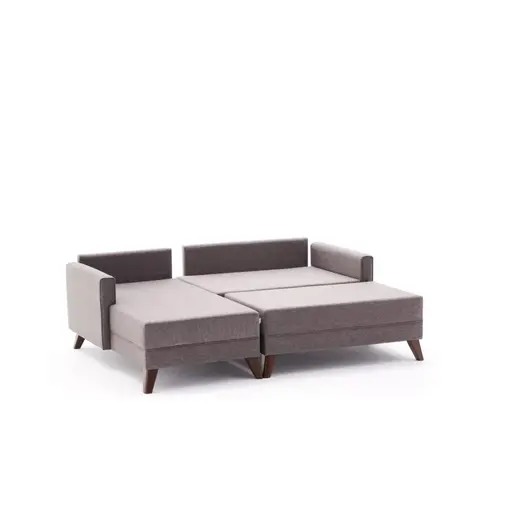 825BLC2587 Софа Bella Mini Corner Sofa Left - Brown