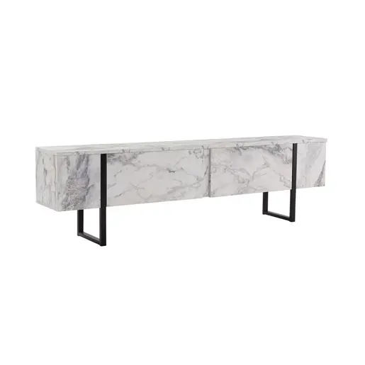 241NRD1306 ТВ Комода Serenity - Fressia Marble, Black