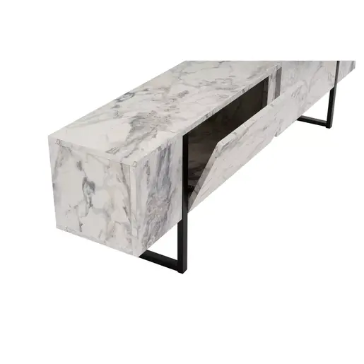 241NRD1306 ТВ Комода Serenity - Fressia Marble, Black