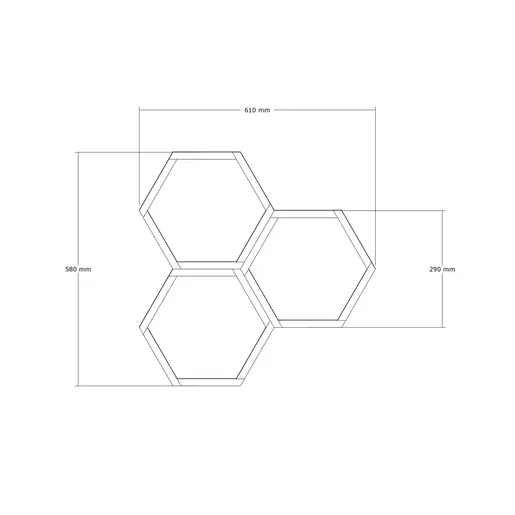 495SSE1136 Ѕидна полица Elfo - Walnut