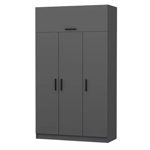 506MNR2413 Плакар Minar 3 Kapak 2 Çekmece 235 - Anthracite