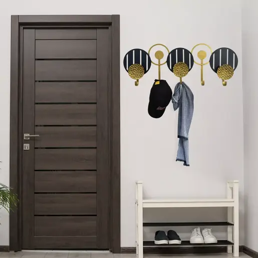 279ENZ2804 Метална ѕидна закачалка Mihriban