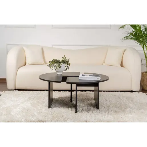 241NRD1403 Клуб маса Moira - Wood Black