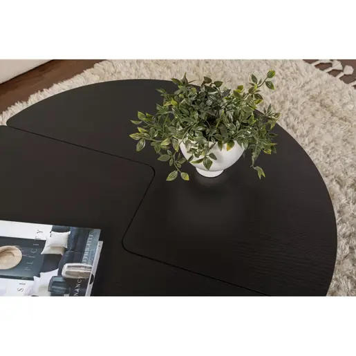 241NRD1403 Клуб маса Moira - Wood Black