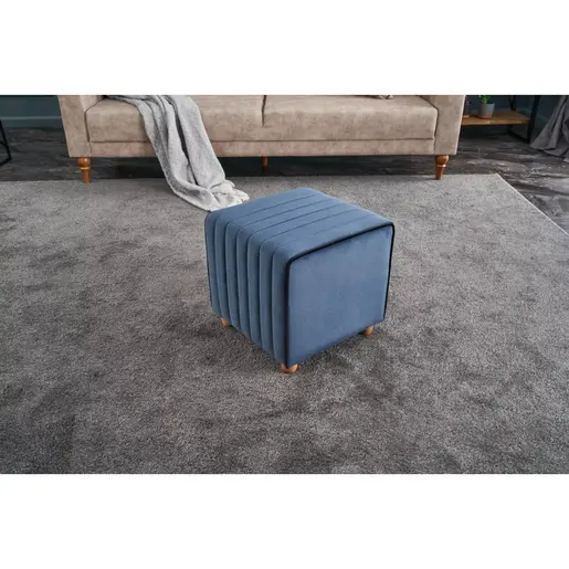 825BLC1639 Табуретка Mona Puf - Blue