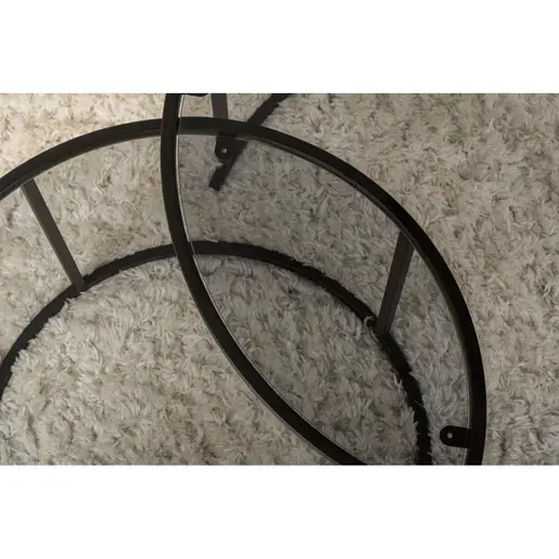 706CLN1141 Клуб маса Black-Grey-80-60