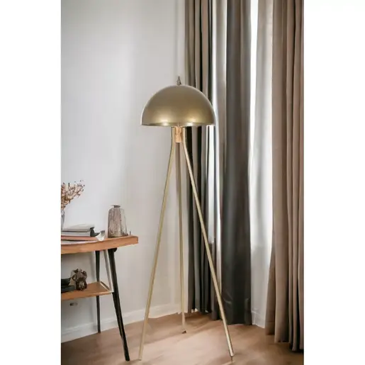 534LUN4552 Подна ламба Fısco Tripod Eskitme Lambader Büyük Retro Başlıklı