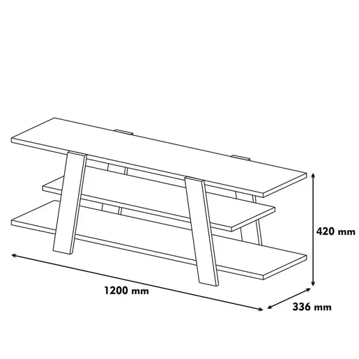 845HCT3040 ТВ комода АТИНА жолта